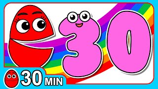 quotCount to 30quot Numbers Songs amp More  Learn Counting from 1 to 30  Number Rhymes For Children [upl. by Merv713]