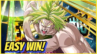 HOW TO EASILY BEAT STR BROLY SUPER EZA  DBZ DOKKAN BATTLE [upl. by Grier23]