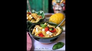 SICILIANI CREATIVI  Insalata di pasta fredda vegetariana  Vegetarian easy pasta salad shorts [upl. by Eveivaneg550]