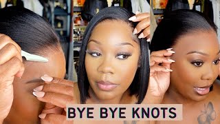 DIY 27 Piece amp A Lace Frontal Tapered Bob Wig [upl. by Neirb]