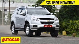 Chevrolet Trailblazer  Exclusive India Drive  Autocar India [upl. by Aldora75]