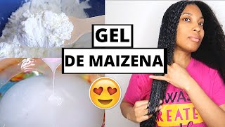 7 BIENFAITS DU GEL DE MAIZENA POUR LES CHEVEUX NATURELS  DIY MASQUE À LA MAIZENA [upl. by Behnken997]