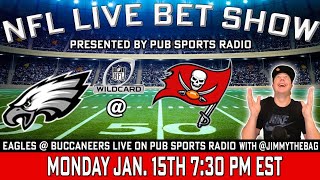 Tampa Bay Buccaneers vs Philadelphia Eagles LIVE Bet Stream  2024 NFC Wild Card Playoffs [upl. by Gayl]