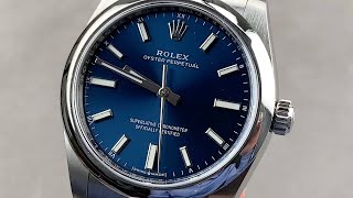 Rolex Oyster Perpetual 124200 Rolex Watch Review [upl. by Latyrc]