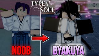 Noob To BANKAI As Byakuya Kuchiki Flower In Type SoulRoblox [upl. by Cramer847]