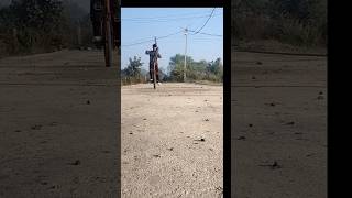 Foot race wheelie👈 new videoshots viralvideo trending 1k subscriber [upl. by Neelak]