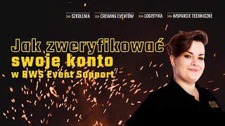 Jak zweryfikować swoje konto w BWS Event Support [upl. by Pavia373]