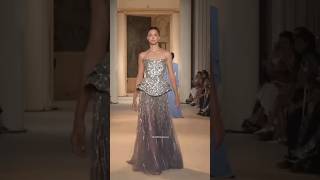 Zhenya Katava walking for Tony Ward Fallwinter 202425 Couture show [upl. by Yule]