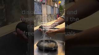 Seasoning of new mortar and pestle pestle mortar grinding vlog kitchen [upl. by Werd]