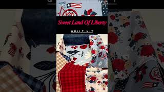 Beginner Patriotic Quilt Kit 44quot x 53quot quilting rileyblakedesigns [upl. by Hubbard]