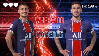 𝐁𝐚𝐜𝐤 𝐭𝐨 𝐛𝐚𝐜𝐤  Marco Verratti 🆚Leandro Paredes [upl. by Amsaj293]