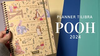 Planner Pooh 2024 Tilibra  O planner mais fofo pro seu ano [upl. by Ybbil]