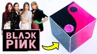 Easy Blackpink Slime Recipe Famous Artists Slimes [upl. by Highams]