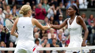 Venus Williams vs Kim Clijsters 2003 Wimbledon SF Highlights [upl. by Aztirak619]