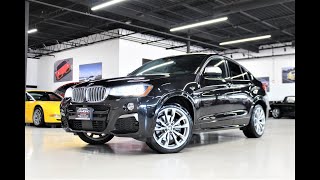 2017 BMW X4 M40i 70K MSRP M Sport  Driver Assistance Package Loaded Startup and Walk Around [upl. by Kraul]