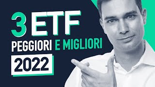 Investire in etf i 3 migliori e peggiori dellanno [upl. by Evelinn662]