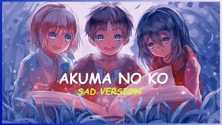 AKUMA NO KO  Sad Version  Attack on Titan OST Sekai wa Ft theofficialsingers amp Manvixe [upl. by Brand]