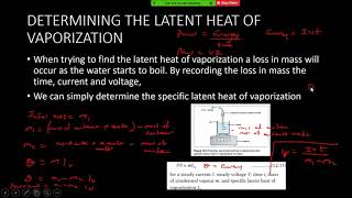 Latent heat of vaporization [upl. by Laekim]