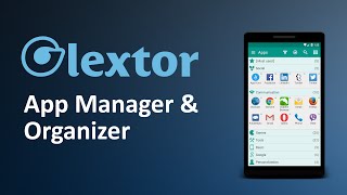 Glextor App Manager amp Organizer [upl. by Hamrah]