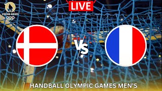 LIVE🔴 DENMARK vs FRANCE  Handball  Olympic Games Mens [upl. by Dysart]