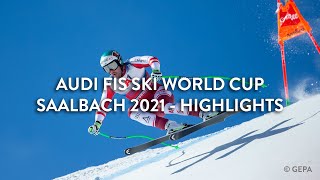 AUDI FIS Ski World Cup Saalbach 2021  Highlights [upl. by Swithbart]