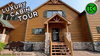 A Luxury Cabin made for 18 Grand Bear Resort Cabin Tour at Starved Rock [upl. by Inva50]