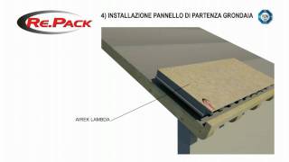 Montaggio tetto ventilato con coperture AIREK [upl. by Llaccm]