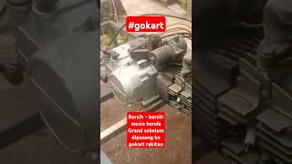 Bersih  bersih mesin untuk gokart rakitan automobile gokartmania shortvideo shorts gokart [upl. by Scrivings]