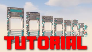 Smallest 10x10 9x9 8x8 7x7 6x6 amp 3x3 Seamless Glass Door TUTORIAL [upl. by Ezequiel759]