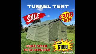 Aussie Disposals Tunnel Tent [upl. by Poland347]