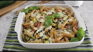 PASTA AL FORNO BIANCA CON LE ZUCCHINE [upl. by Reivaxe]