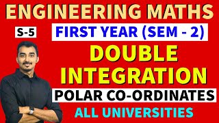 DOUBLE INTEGRATION  MULTIPLE INTEGRAL  S5  ENGINEERING FIRST YEAR  SEM2  SAURABH DAHIVADKAR [upl. by Amolap]