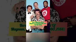 Magnum PI 19801988 Cast Where Are They Now hollywood [upl. by Woodruff]