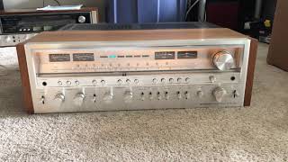 Pioneer SX1280 Vintage Home Stereo Audio AM FM Receiver [upl. by Anitsenre]