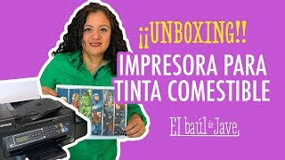 ¡¡Unboxing Impresora para Tinta Comestible 🖨😱 [upl. by Yelrebma150]