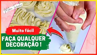 COMO FAZER BUTTERCREAM DE MERENGUE SUIÇO [upl. by Croix474]