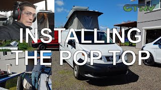 Pop Top Camper Van Install  Nissan NV200 Van Build [upl. by Valdas]