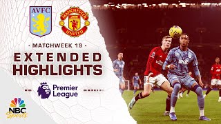 Manchester United v Aston Villa  PREMIER LEAGUE HIGHLIGHTS  12262023  NBC Sports [upl. by Aara672]