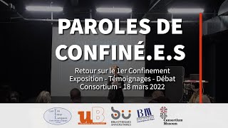 Paroles de confinées [upl. by Windsor]