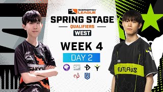 Overwatch League 2023 Season  Spring Stage Qualifiers West  Week 4 Day 2 [upl. by Burnley796]