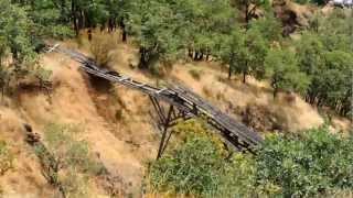 The Broughton Log Flume Sept 2 2012 visit Columbia River Gorge Logging [upl. by Anelaf889]