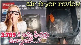 airfryier review in teluguAmazon product unboxing video [upl. by Siramed820]