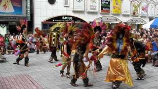 Bolivia de Fiesta en Shinjuku  Kabukicho Tokio Japon 2009 III [upl. by Kile]