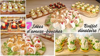 10 idées damuse bouche pour garnir un buffet dînatoire de fêtes 🔝👌بالعربية و الفرنسية [upl. by Nylhtak346]