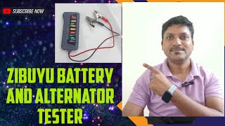 Battery and Alternator Tester for Cars l 12 V LED digital Battery and Alternator TesterZIBUYU [upl. by Robby]