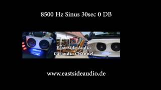 8500 Hz 85kHz Sinus Ton Wave 0DB für Hifi Audio Test Testton 30sec [upl. by Ardnuaek]