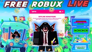 Donating And Raising On Pls Donate  Roblox  22 [upl. by Ettennor802]