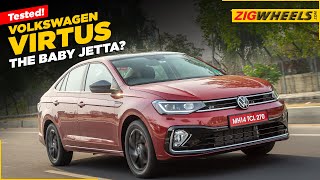 Volkswagen Virtus India Review  Does The City Need To Sweat  Features Performance Price amp More [upl. by Aerehs]