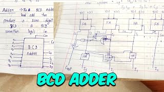 BCD Adder full explanation  Lec62 [upl. by Sllew912]