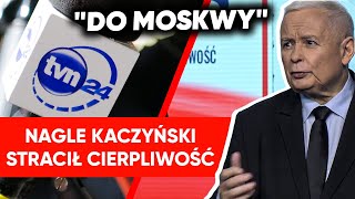 Kaczyński pogonił go do Moskwy To pytanie wzburzyło prezesa [upl. by Yrokcaz467]